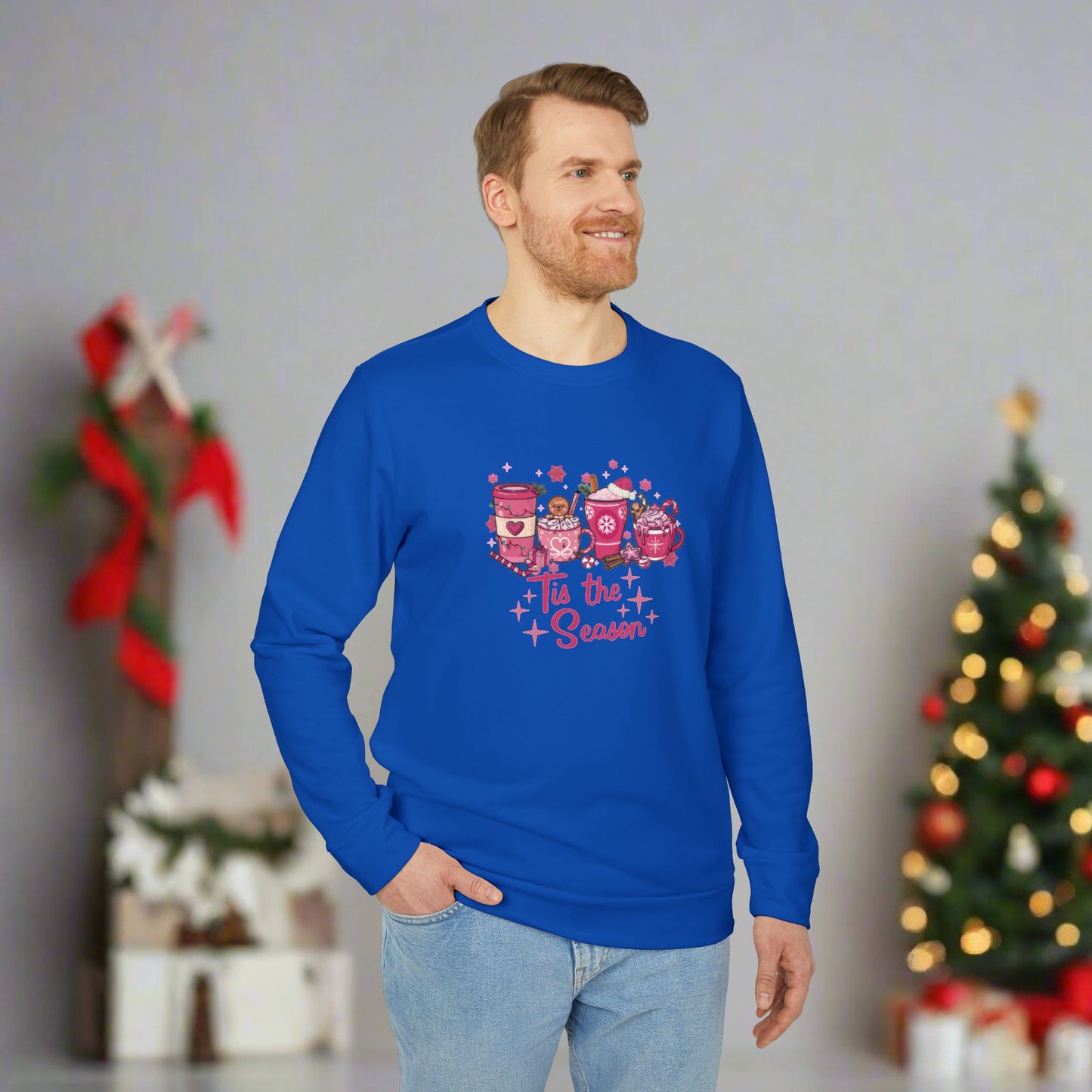 OMNI™ Tis The Season Adidas Unisex Fleece Crewneck Sweatshirt