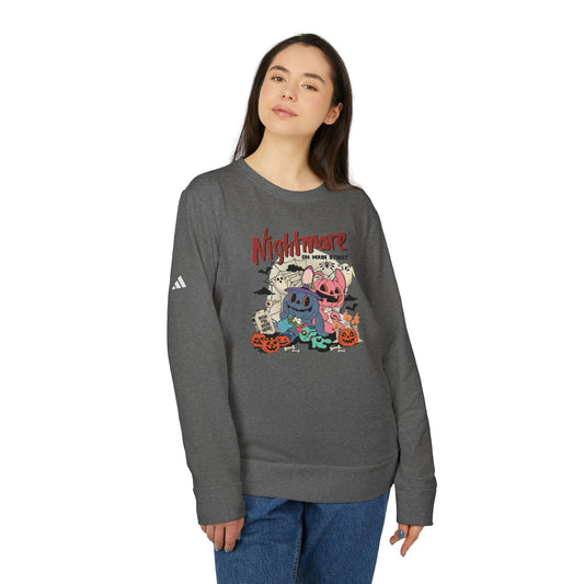 OMNI™ Nightmare on Main Street Adidas Unisex Fleece Crewneck Sweatshirt