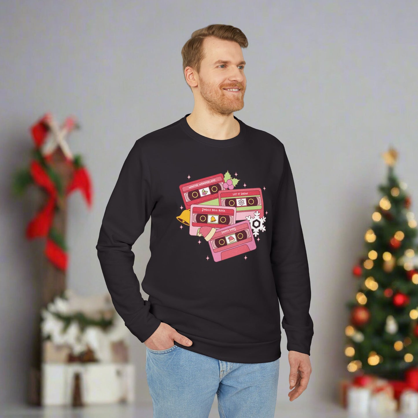 OMNI™ Christmas Carol Adidas Unisex Fleece Crewneck Sweatshirt