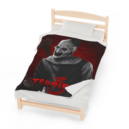 OMNI™ Art The Clown (Terrifier III) Velveteen Plush Blanket