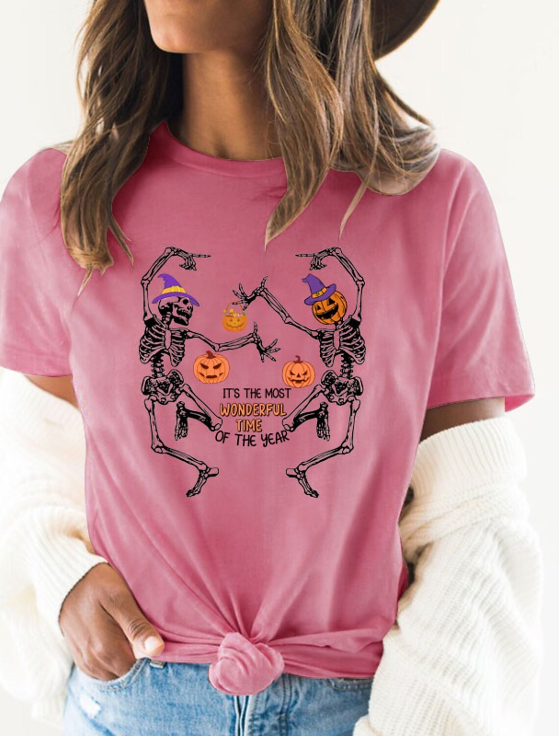 OMNI™ It's The Most Wonderful Time Of The Year Halloween Women's Short Sleeved T-shirt