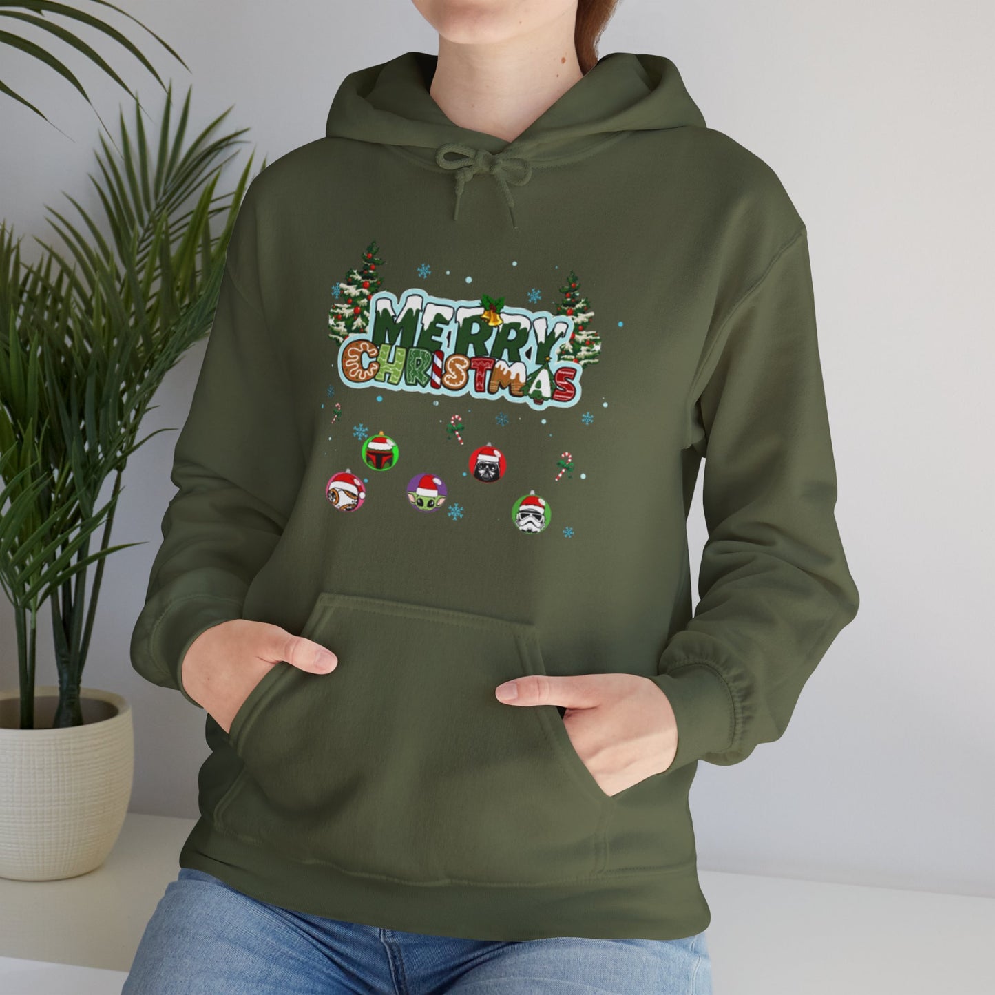 Star Wars Merry Christmas Unisex Heavy Blend Hoodie