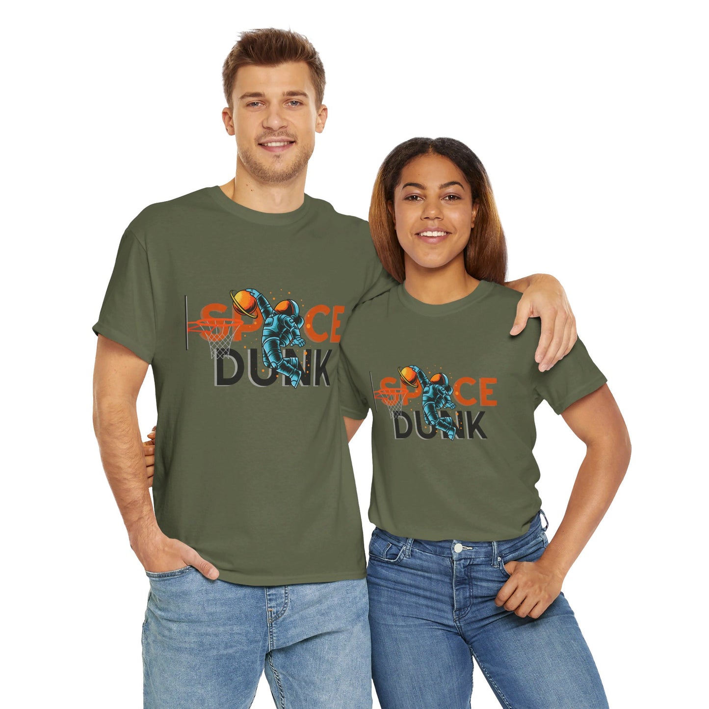 OMNI™ Space Dunk Unisex Heavy Cotton T-Shirt