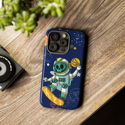 OMNI™ Skeleton Astronaut Space Surfer Double Layered Phone Case