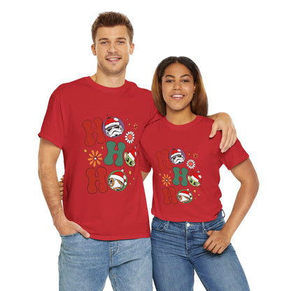 OMNI™ HO! HO! HO! Star Wars Christmas Themed Unisex Heavy Cotton T-Shirt