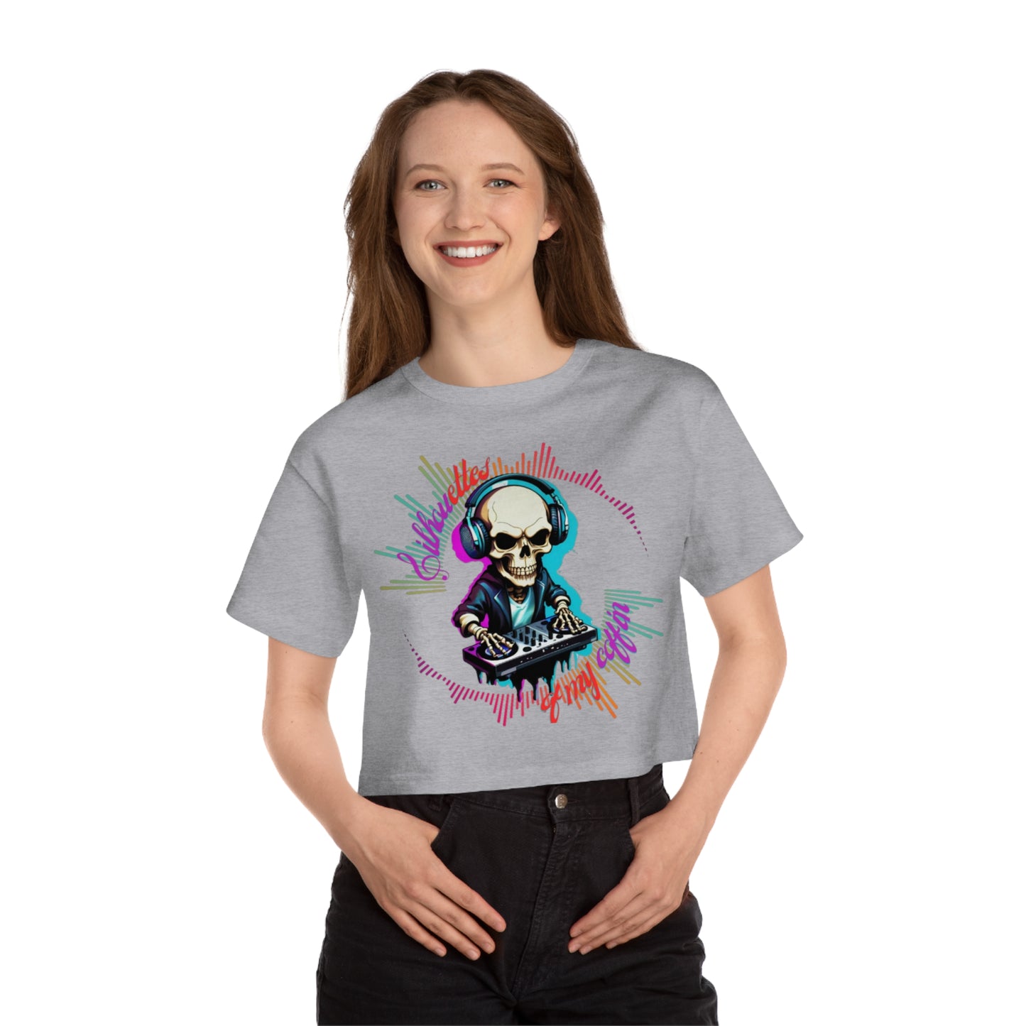 OMNI™ Silhouettes Of My Coffin Champion Women's Heritage Cropped T-Shirt (2nd Edition)