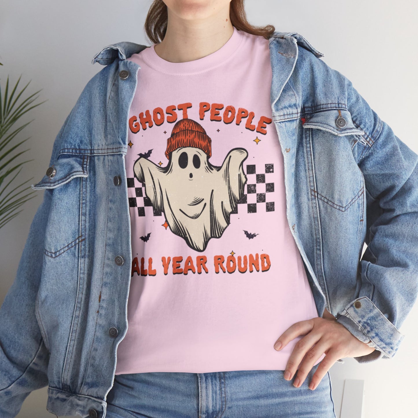 OMNI™ I Ghost People All Year Round Unisex Heavy Cotton T-Shirt