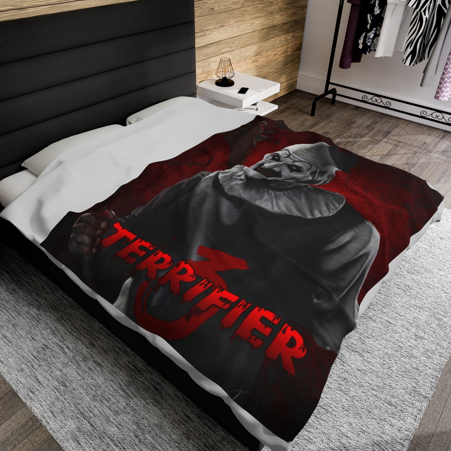 OMNI™ Art The Clown (Terrifier III) Velveteen Plush Blanket