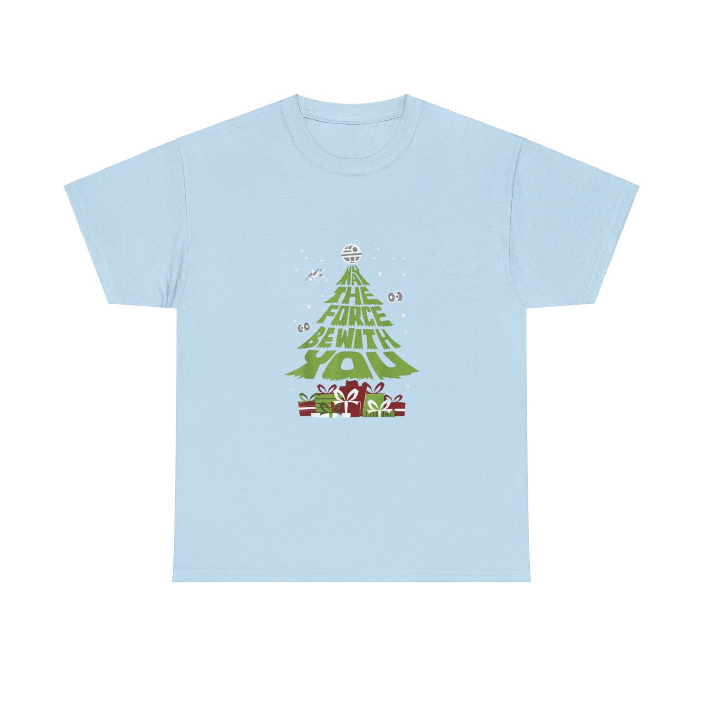 OMNI™ May The Force Be With You Christmas Tree Unisex Heavy Cotton T-Shirt