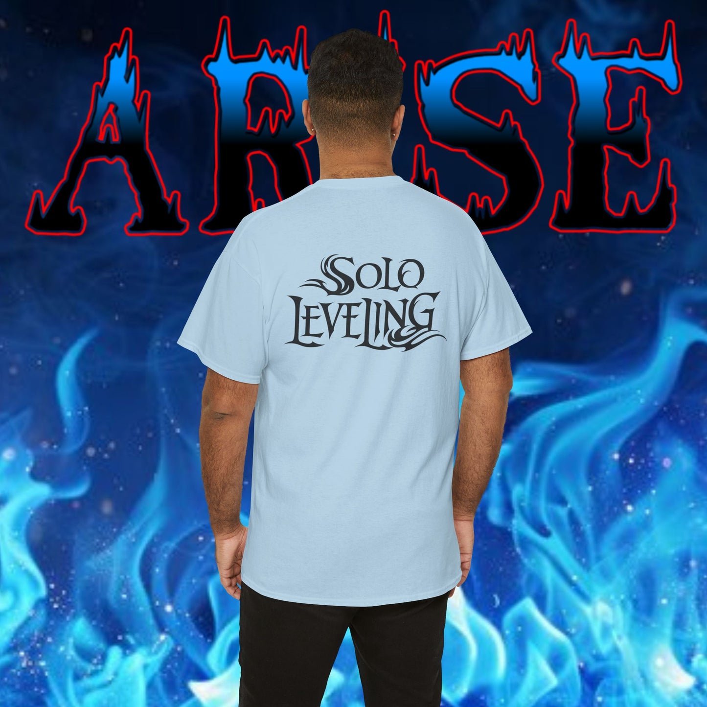 OMNI™ Solo Leveling Chibi Iron Unisex Heavy Cotton T-Shirt