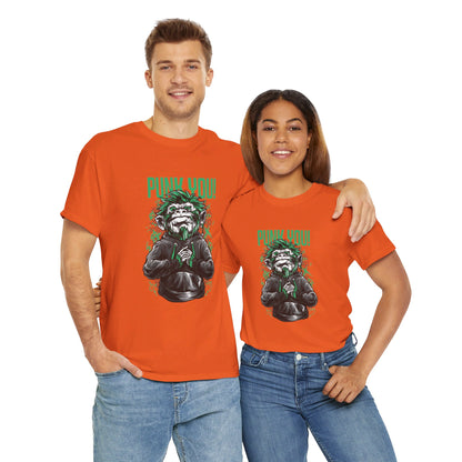 OMNI™ Punk Hipster Monkey Unisex Heavy Cotton T-Shirt