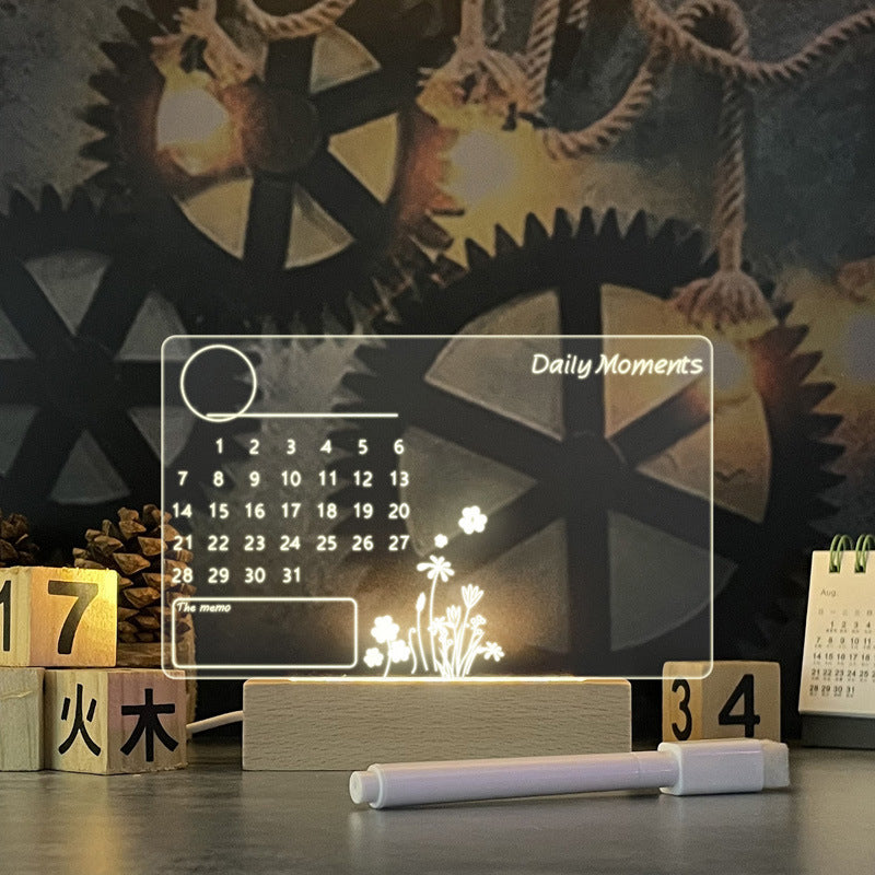 OMNI™ LED Acrylic Note Board With Pen