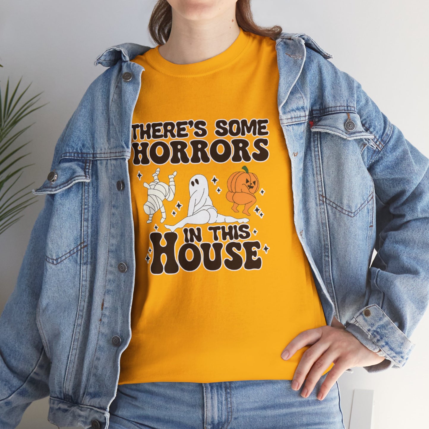 There's Some Horrors In This House Unisex Heavy Cotton Tee