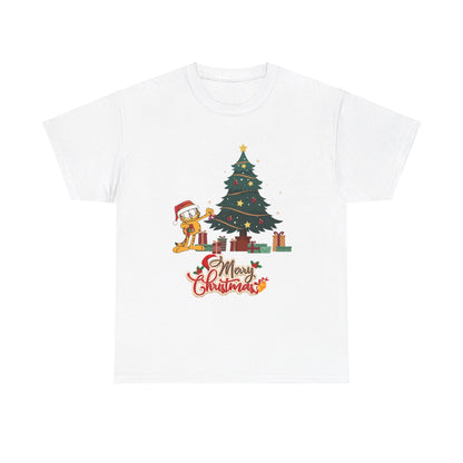 OMNI™ Garfield Christmas Themed Unisex Heavy Cotton T-Shirt