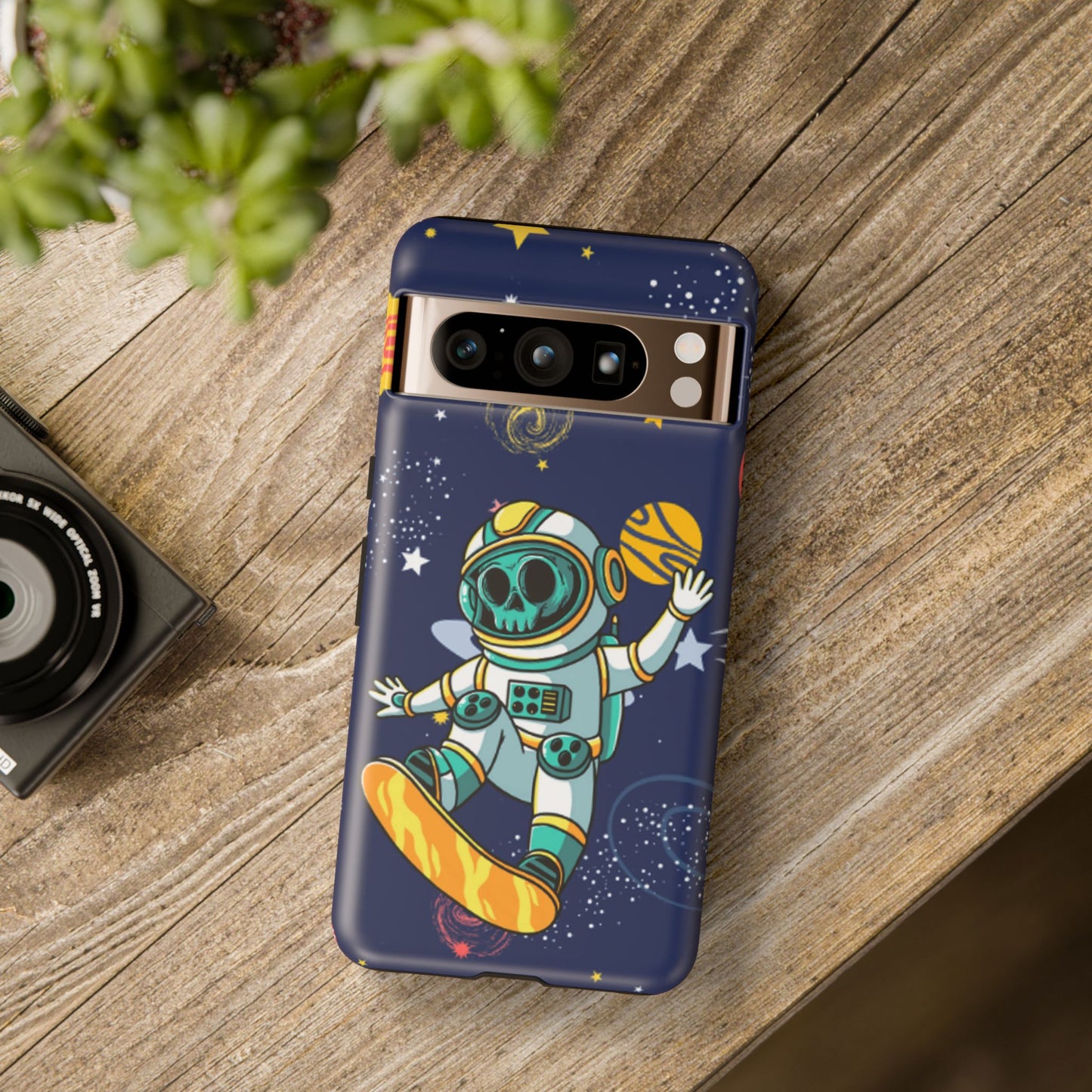 OMNI™ Skeleton Astronaut Space Surfer Double Layered Phone Case