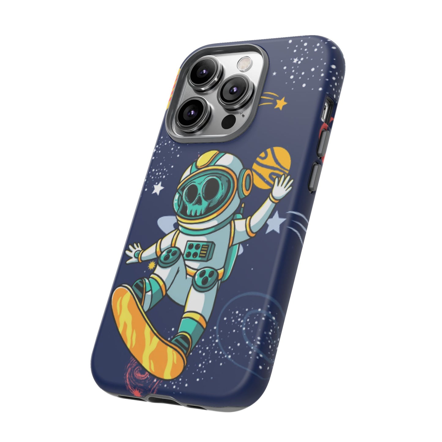 OMNI™ Skeleton Astronaut Space Surfer Double Layered Phone Case