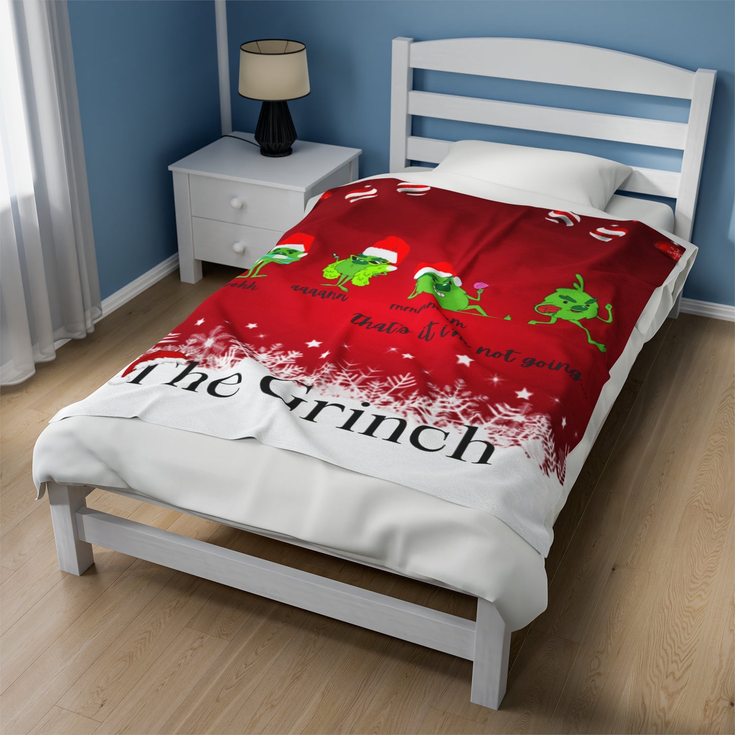 OMNI™ The Grinch "That's It I'm Not Going" Velveteen Plush Blanket