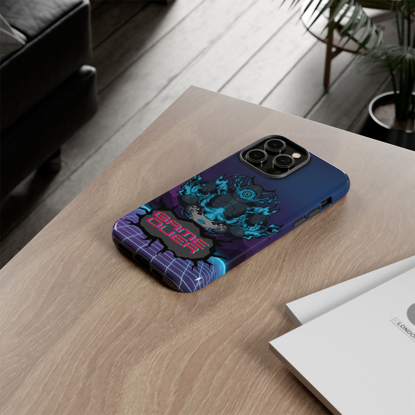 OMNI™ Game Over Gaming Background Double Layered Phone Case