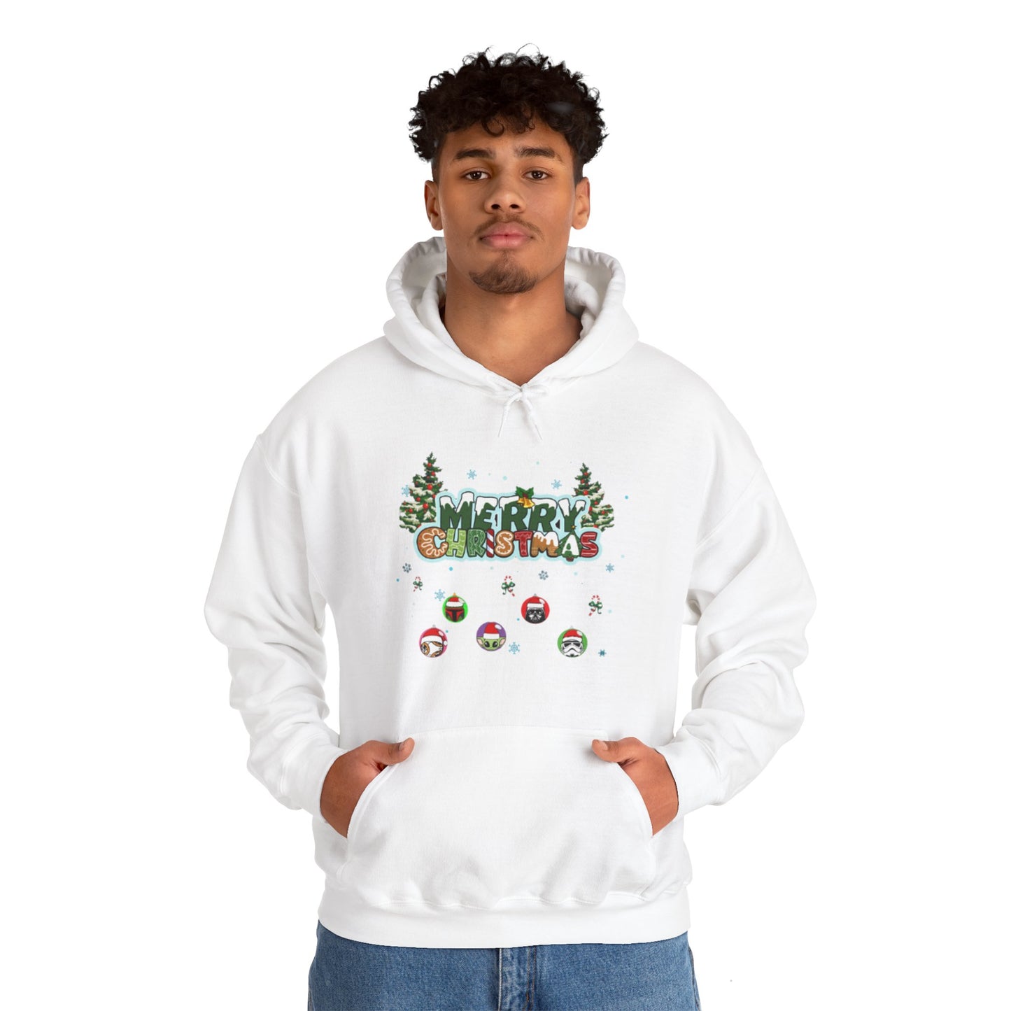 OMNI™ Star Wars Merry Christmas Unisex Heavy Blend Hoodie