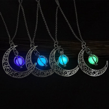 OMNI™ Glowing Moon Luminous Women's Charm Necklace