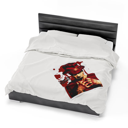 OMNI™ Freddy Krueger Design Velveteen Plush Blanket