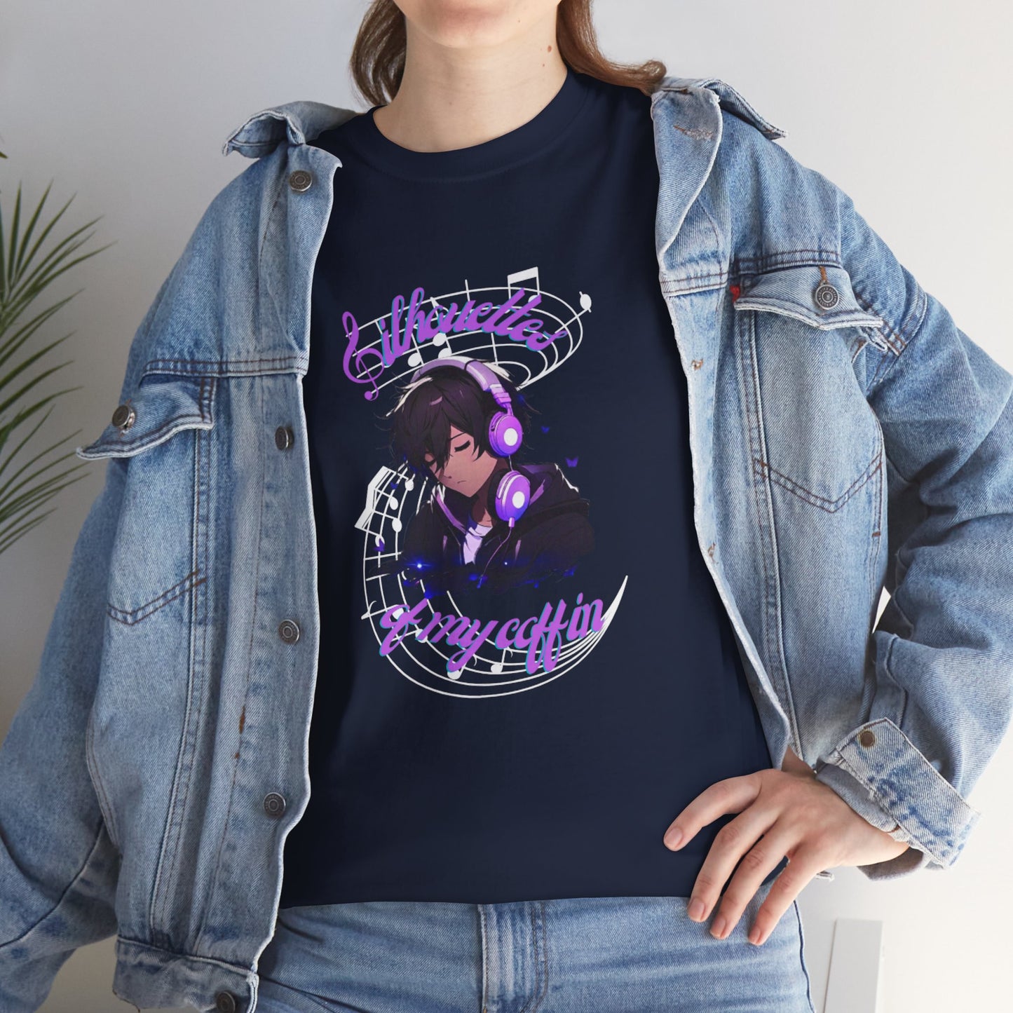 Silhouettes Of My Coffin Unisex Heavy Cotton T-Shirt