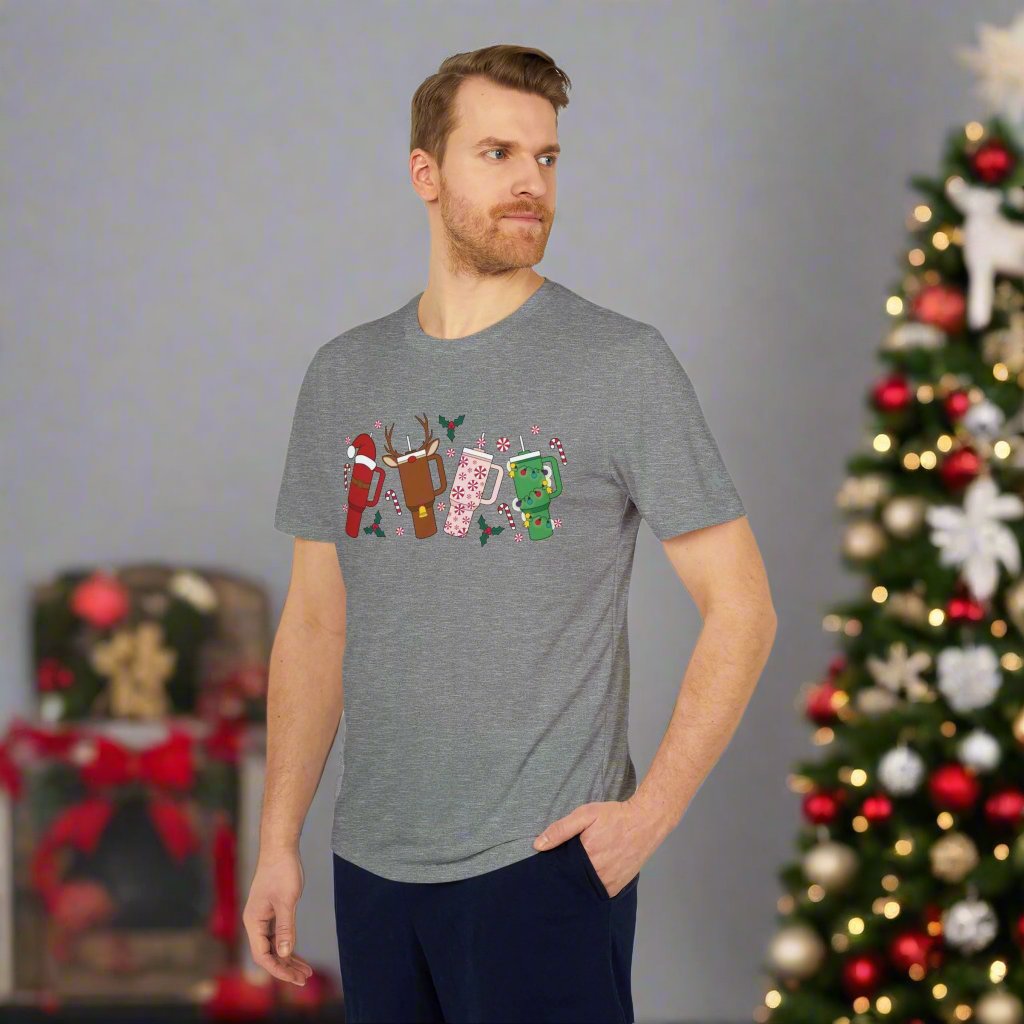 OMNI™ Christmas Tumbler Adidas Unisex Sport T-Shirt