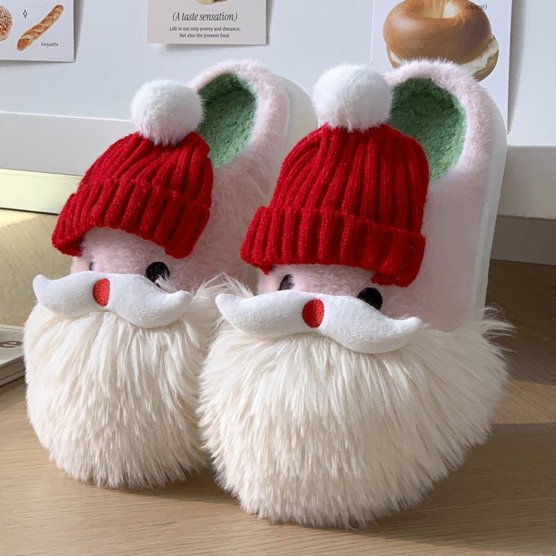 OMNI™ 3D Plush Santa Claus Christmas Plush Slippers