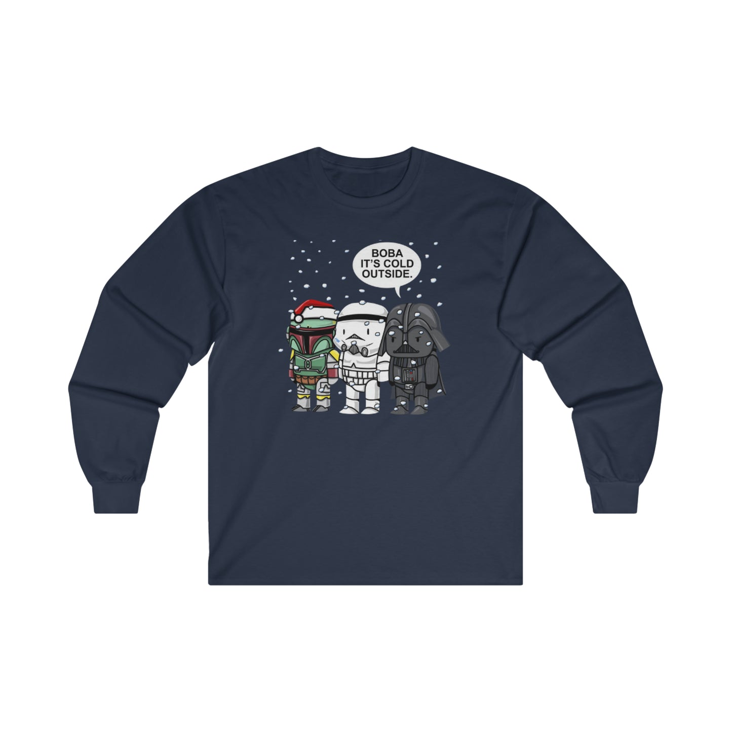 OMNI™ Star Wars Darth Vader Trio Christmas Themed Unisex Ultra Cotton Long Sleeve T-Shirt