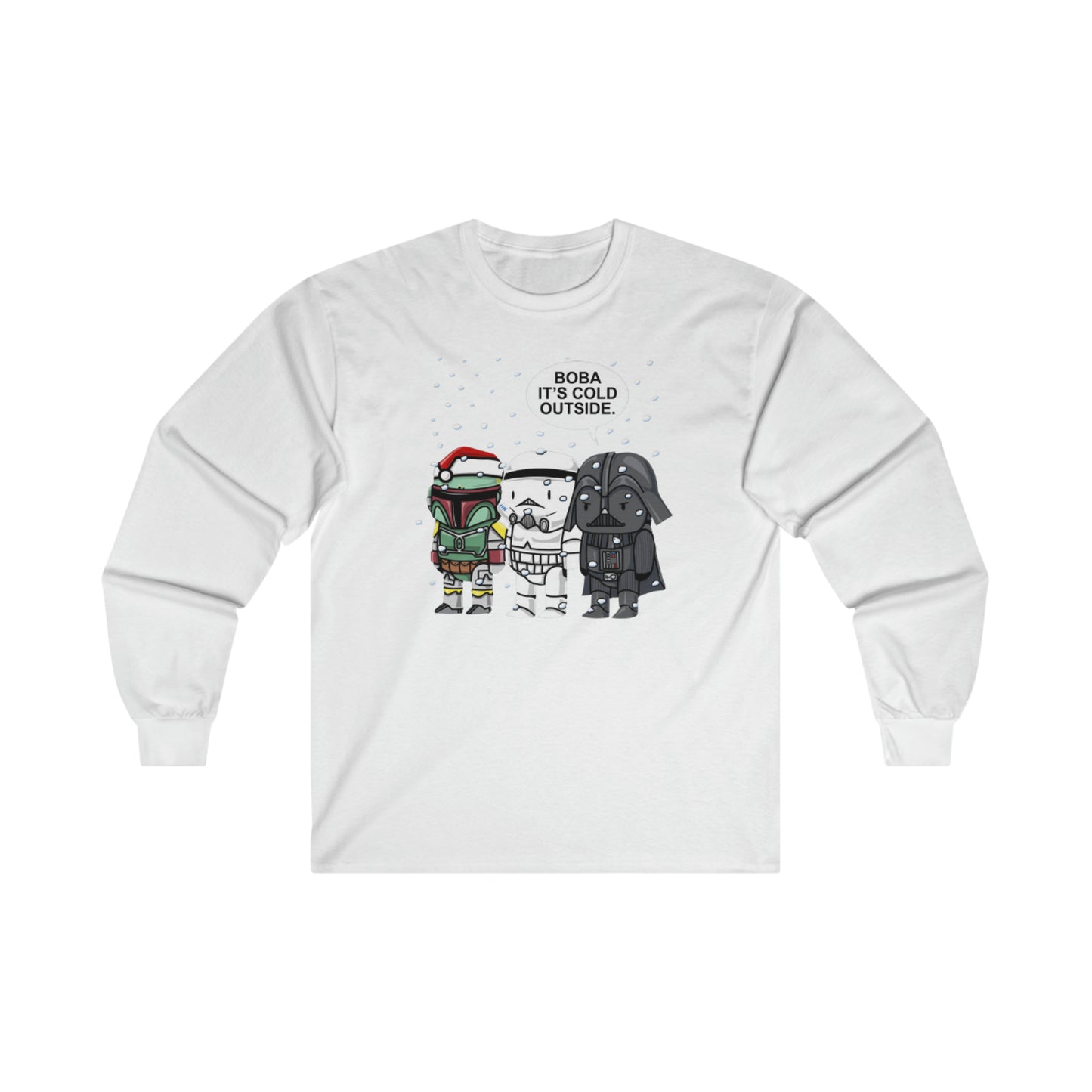 OMNI™ Star Wars Darth Vader Trio Christmas Themed Unisex Ultra Cotton Long Sleeve T-Shirt