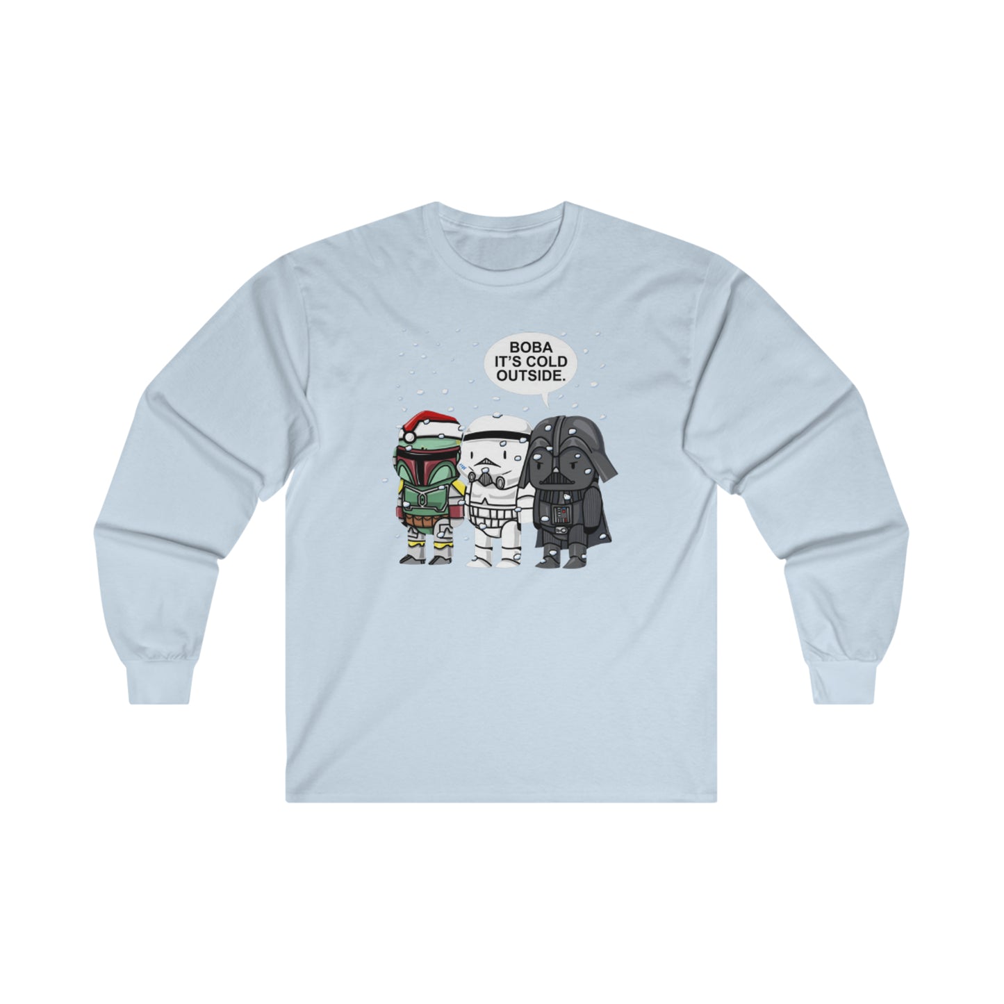 OMNI™ Star Wars Darth Vader Trio Christmas Themed Unisex Ultra Cotton Long Sleeve T-Shirt