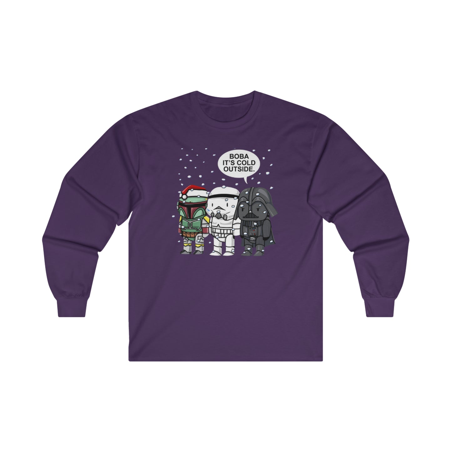 OMNI™ Star Wars Darth Vader Trio Christmas Themed Unisex Ultra Cotton Long Sleeve T-Shirt