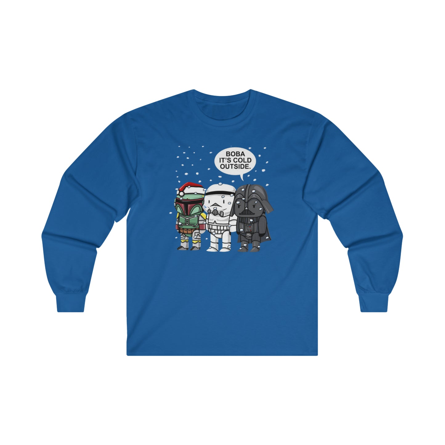 OMNI™ Star Wars Darth Vader Trio Christmas Themed Unisex Ultra Cotton Long Sleeve T-Shirt