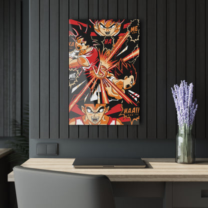OMNI™ Dragon Ball Z Saiyan Battle Clash Acrylic Print