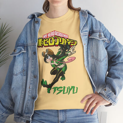 OMNI™ My Hero Academia Tsuyu Asui Unisex Heavy Cotton T-Shirt