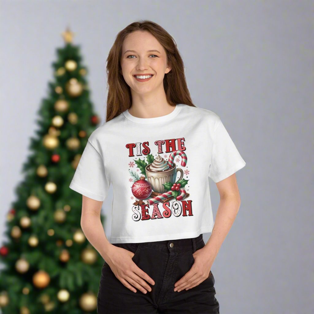 OMNI™ Tis The Season Champion Women's Heritage Cropped T-Shirt