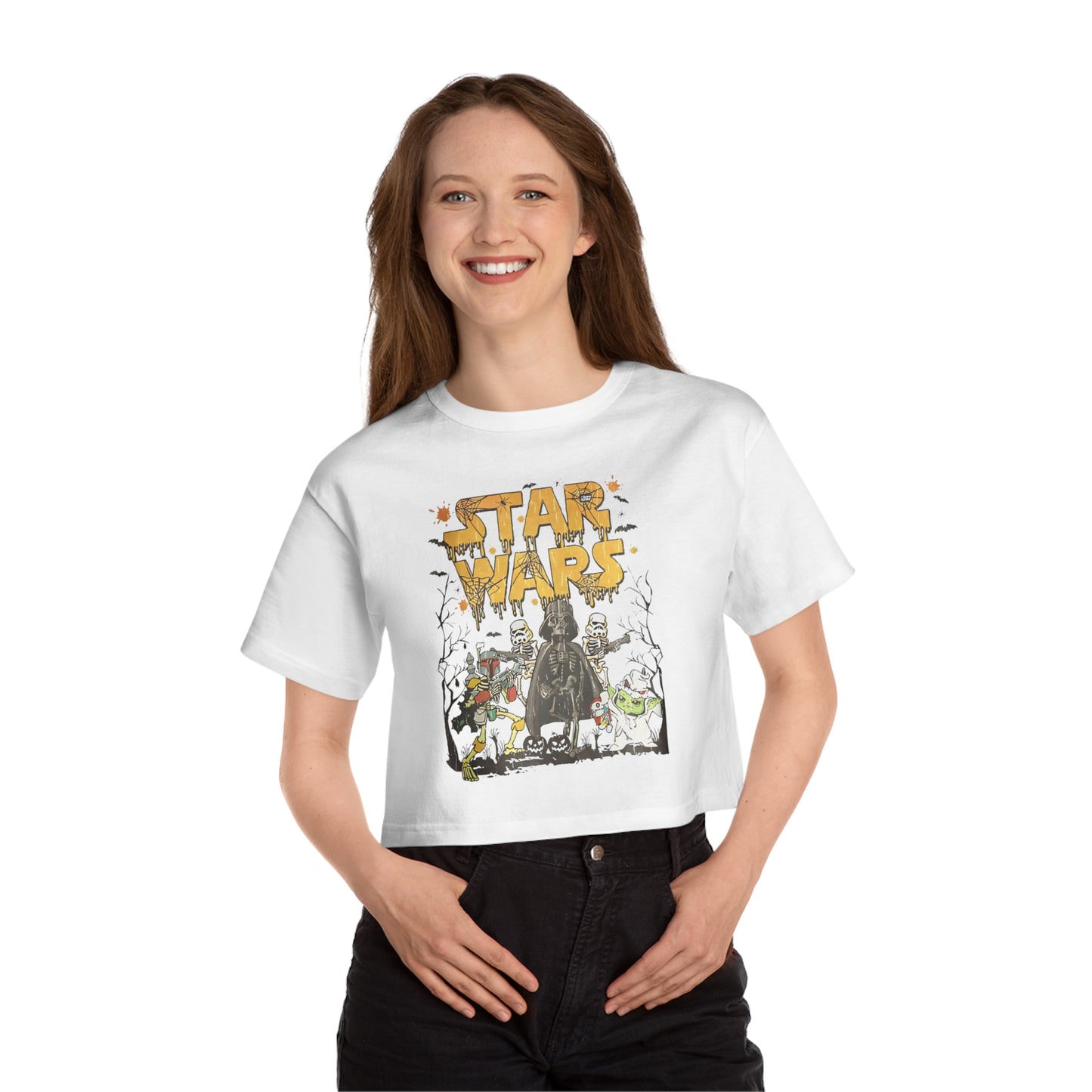 OMNI™ Star Wars Halloween Champion Women's Heritage Cropped T-Shirt