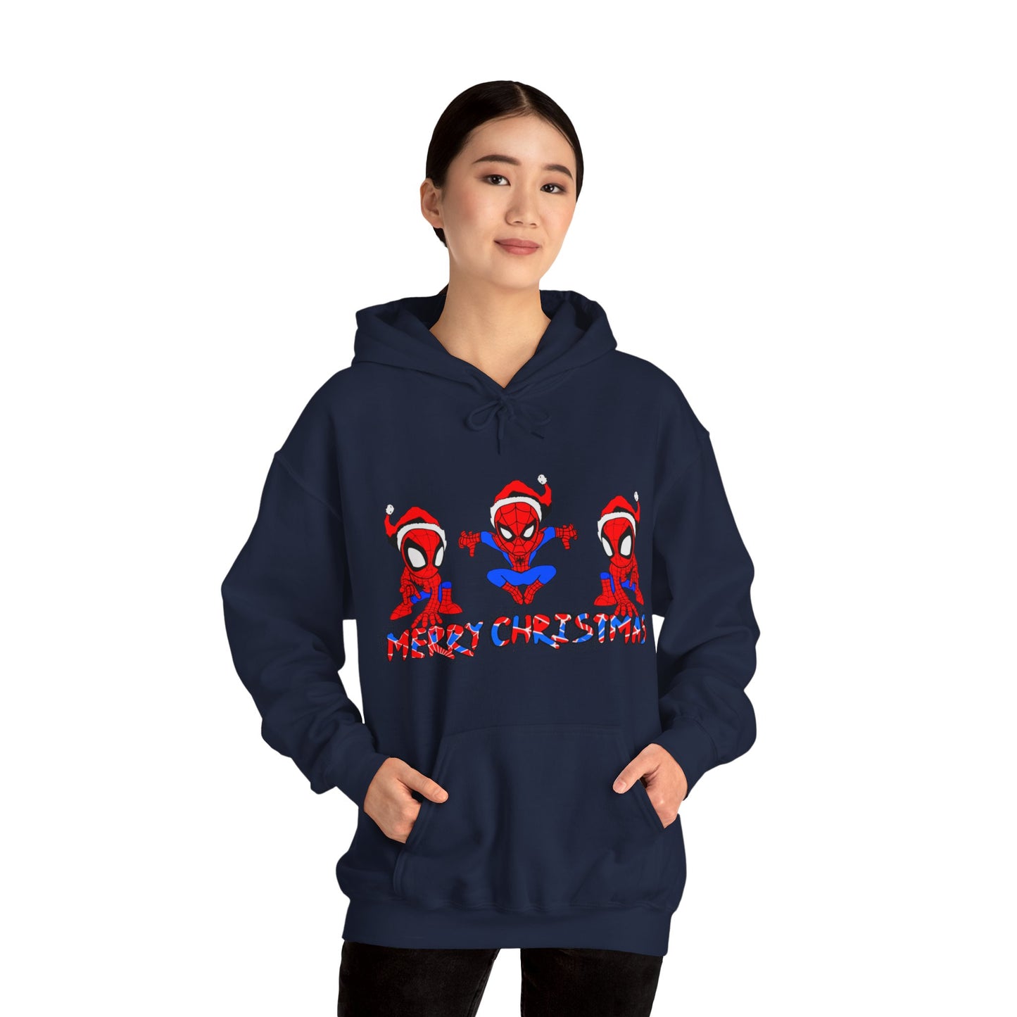 OMNI™ Spider-man Christmas Themed Unisex Heavy Blend Hoodie