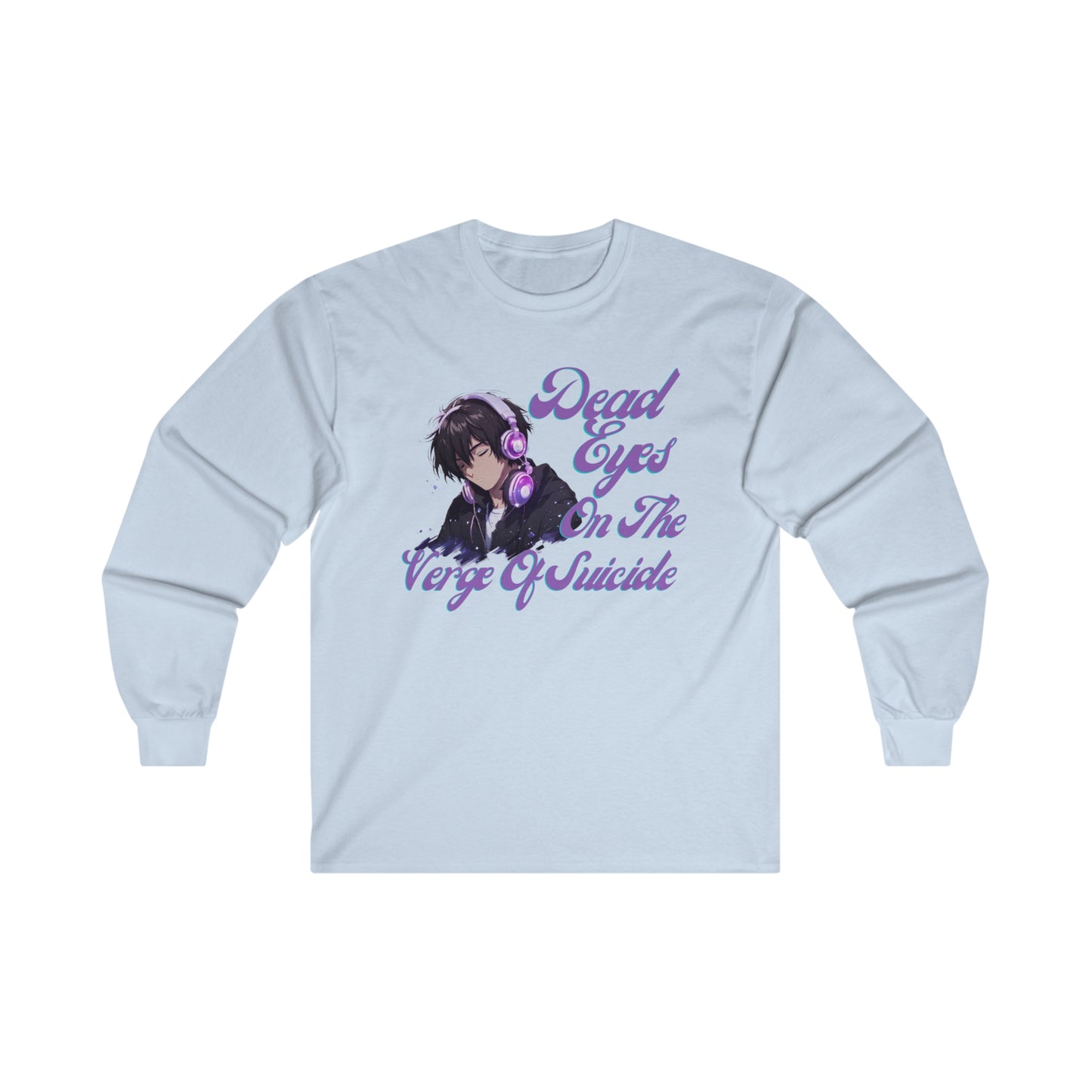 OMNI™ Dead Eyes On Te Verge Of Suicide Unisex Ultra Cotton Long Sleeve T-Shirt