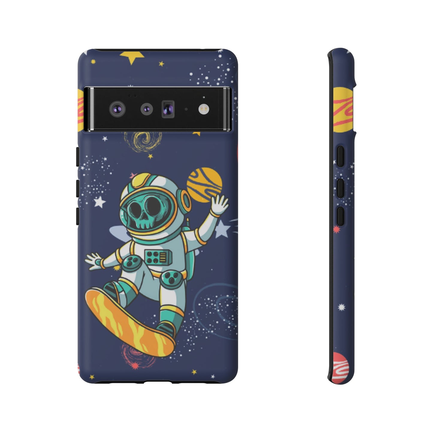 OMNI™ Skeleton Astronaut Space Surfer Double Layered Phone Case