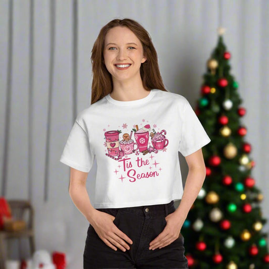 OMNI™ Tis The Season Champion Women's Heritage Cropped T-Shirt