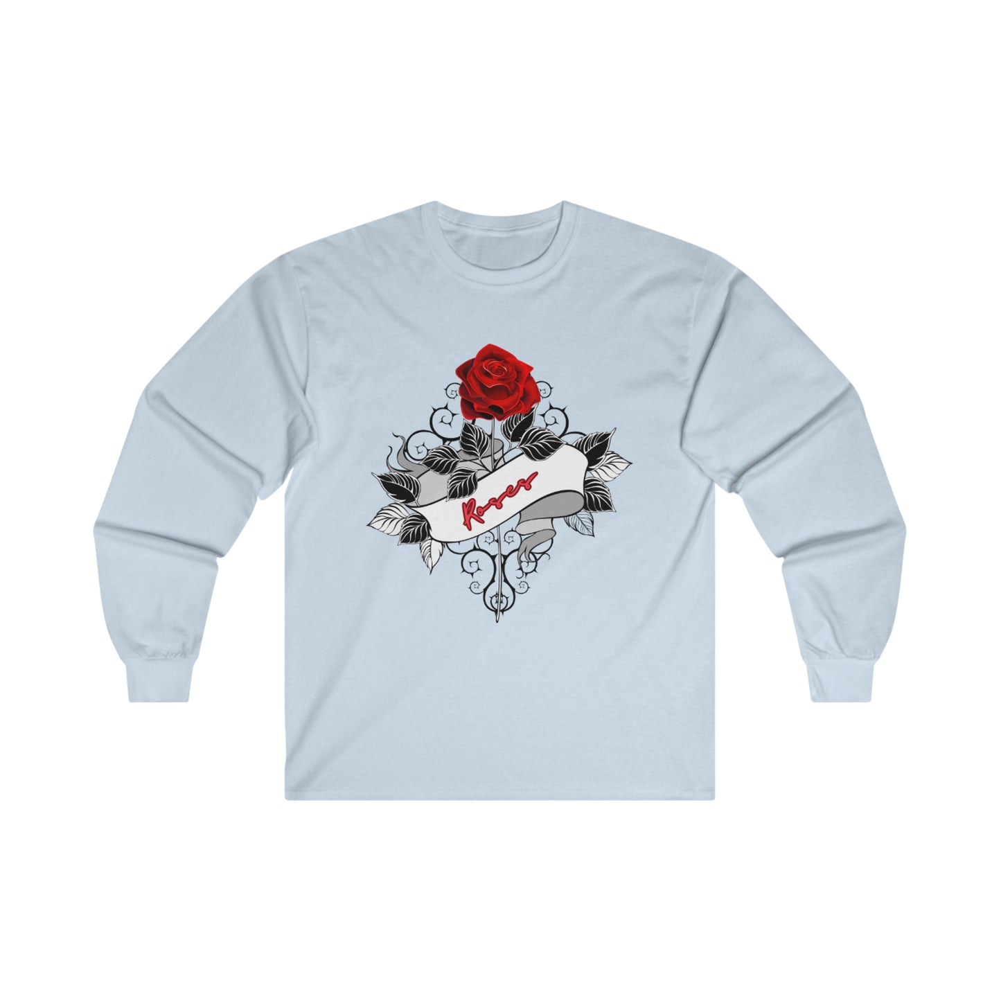 OMNI™ Roses Unisex Ultra Cotton Long Sleeve T-Shirt