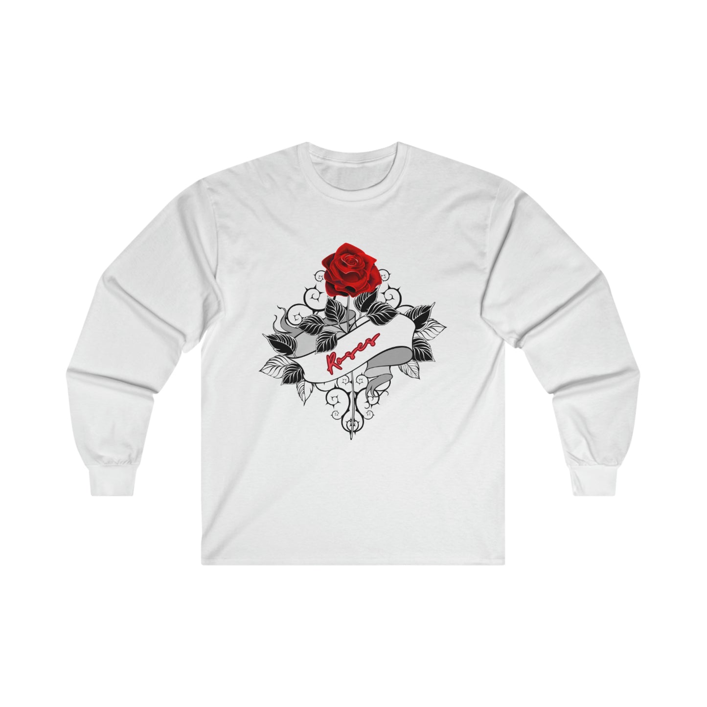OMNI™ Roses Unisex Ultra Cotton Long Sleeve T-Shirt