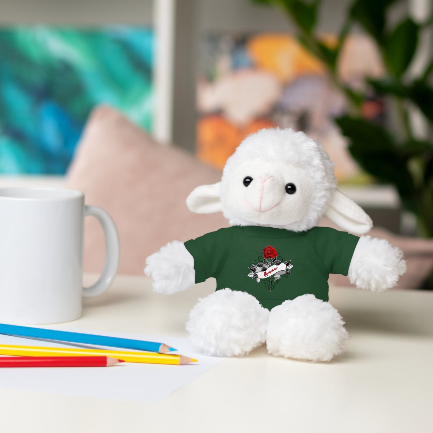 OMNI™ Roses Stuffed Animals with T-Shirt