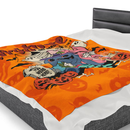 OMNI™ Nightmare On Main Street Velveteen Plush Blanket