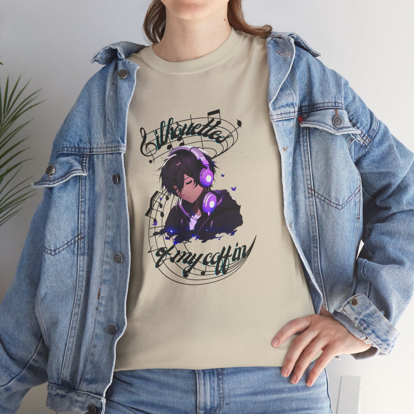Silhouettes Of My Coffin Unisex Heavy Cotton T-Shirt