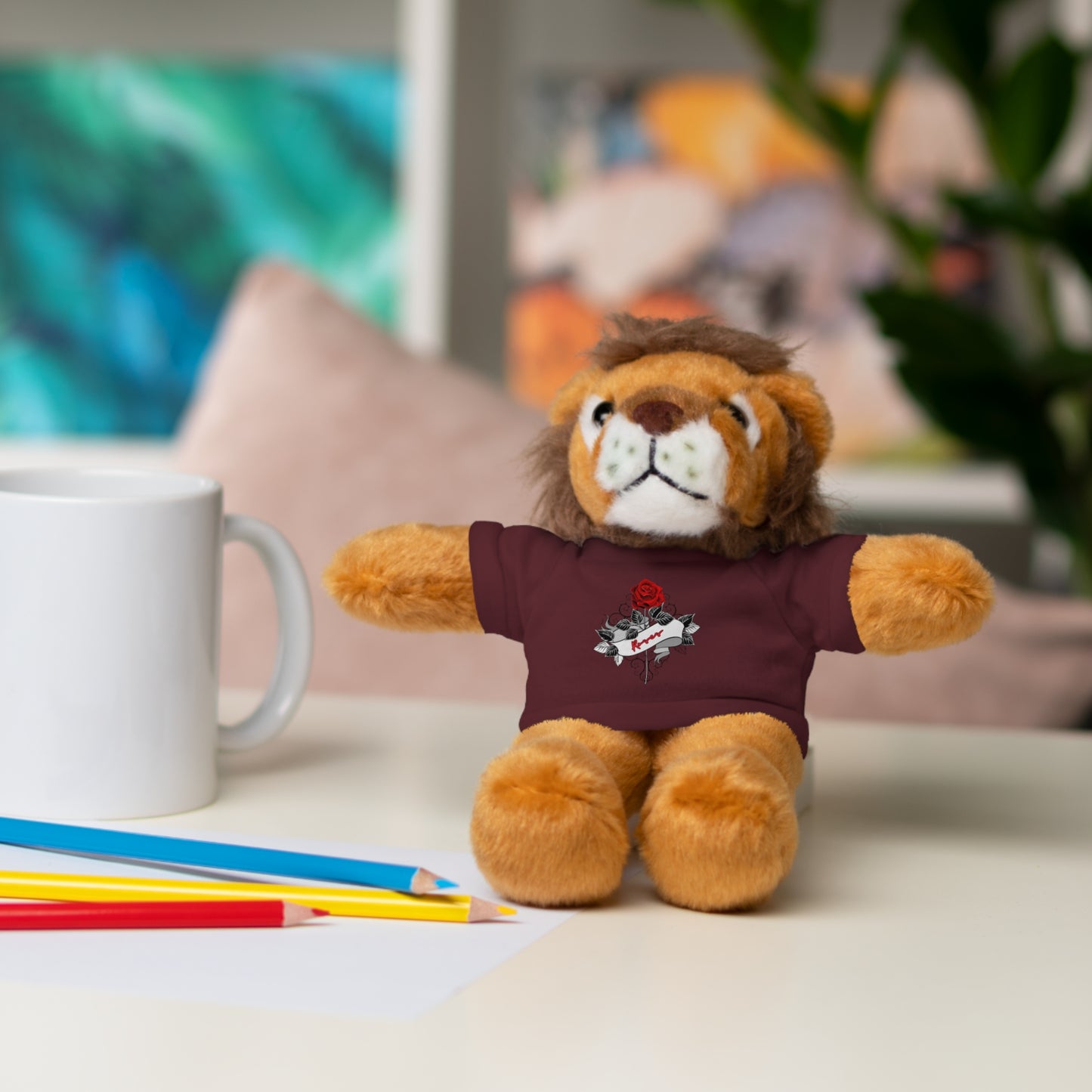 OMNI™ Roses Stuffed Animals with T-Shirt