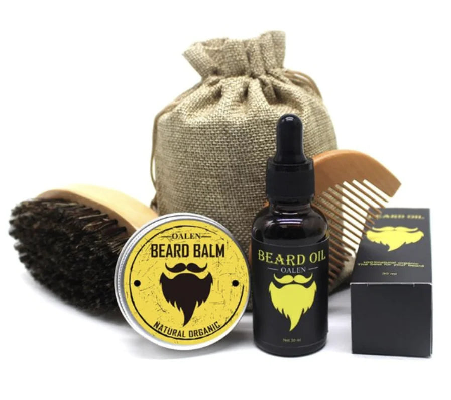 OMNI™ Men's 4-Piece Beard Growth Kit