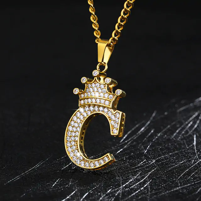 OMNI™ Zircon Alphabet Necklace