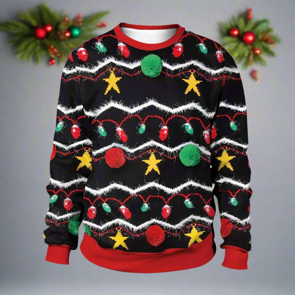 OMNI™ Unisex Christmas Graphic Round Neck Sweater